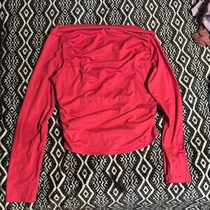 Women's Pink Long Sleeve Top
